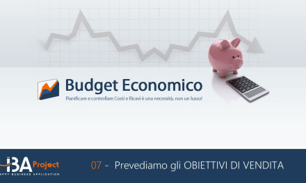 Video Budget HBA: Prevediamo gli obiettivi di vendita e registriamo i risultati